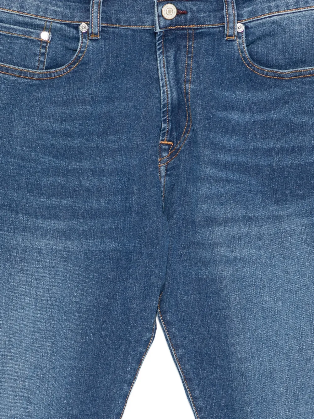 Paul Smith Jeans met riemlussen en zak Blauw