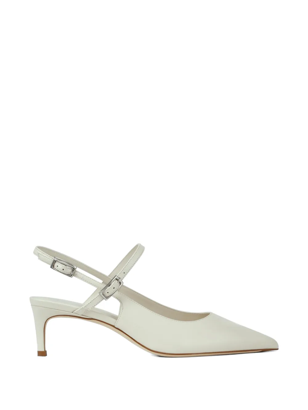 POTAMY Pumps met puntige neus en bandje Wit