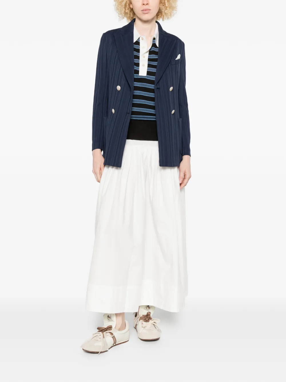  Circolo 1901 Blazer Con Doble Botonadura - Azul 