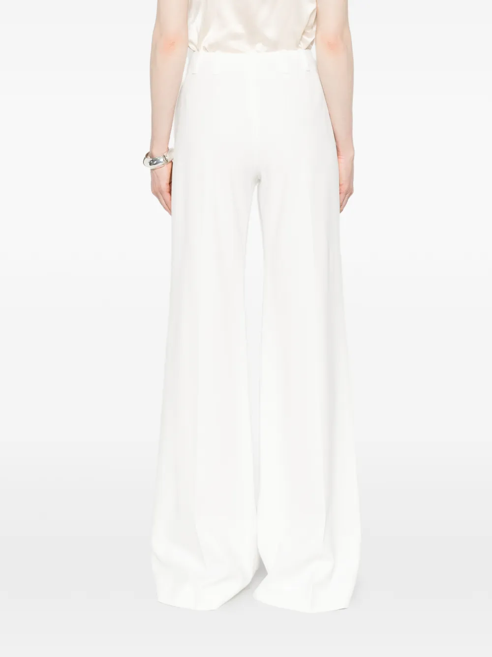 Ermanno Scervino Broek met riemlussen Wit