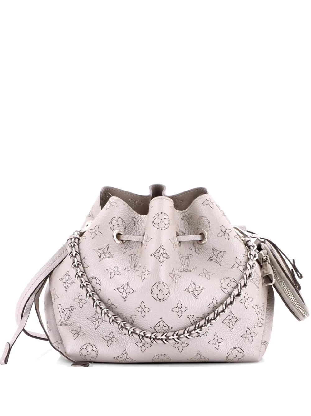 Louis Vuitton Pre-Owned Bella Mahina Leather bucket bag - Grigio