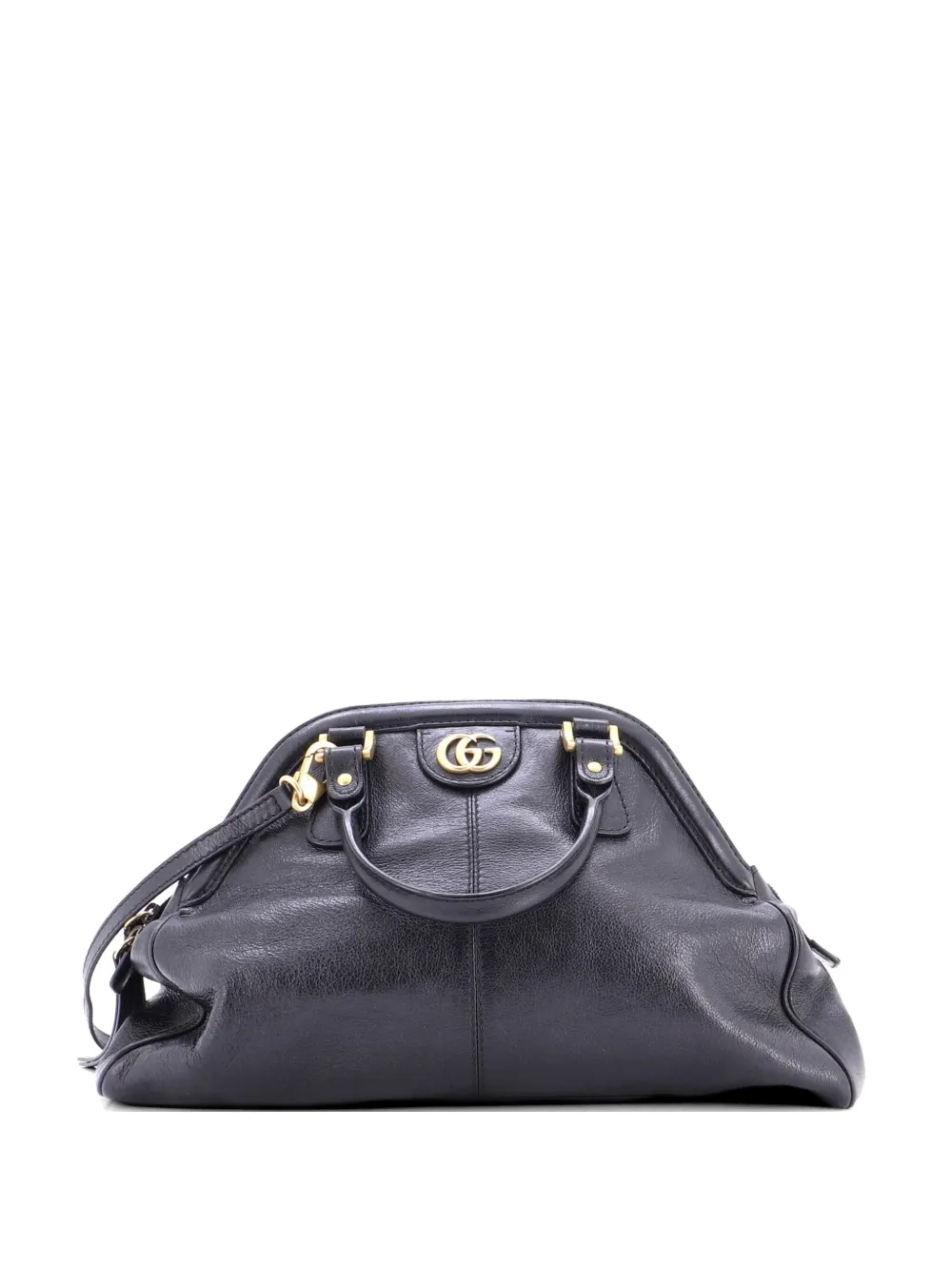 Gucci Pre-Owned RE(BELLE) Top Handle Bag Leather Medium satchel - Nero