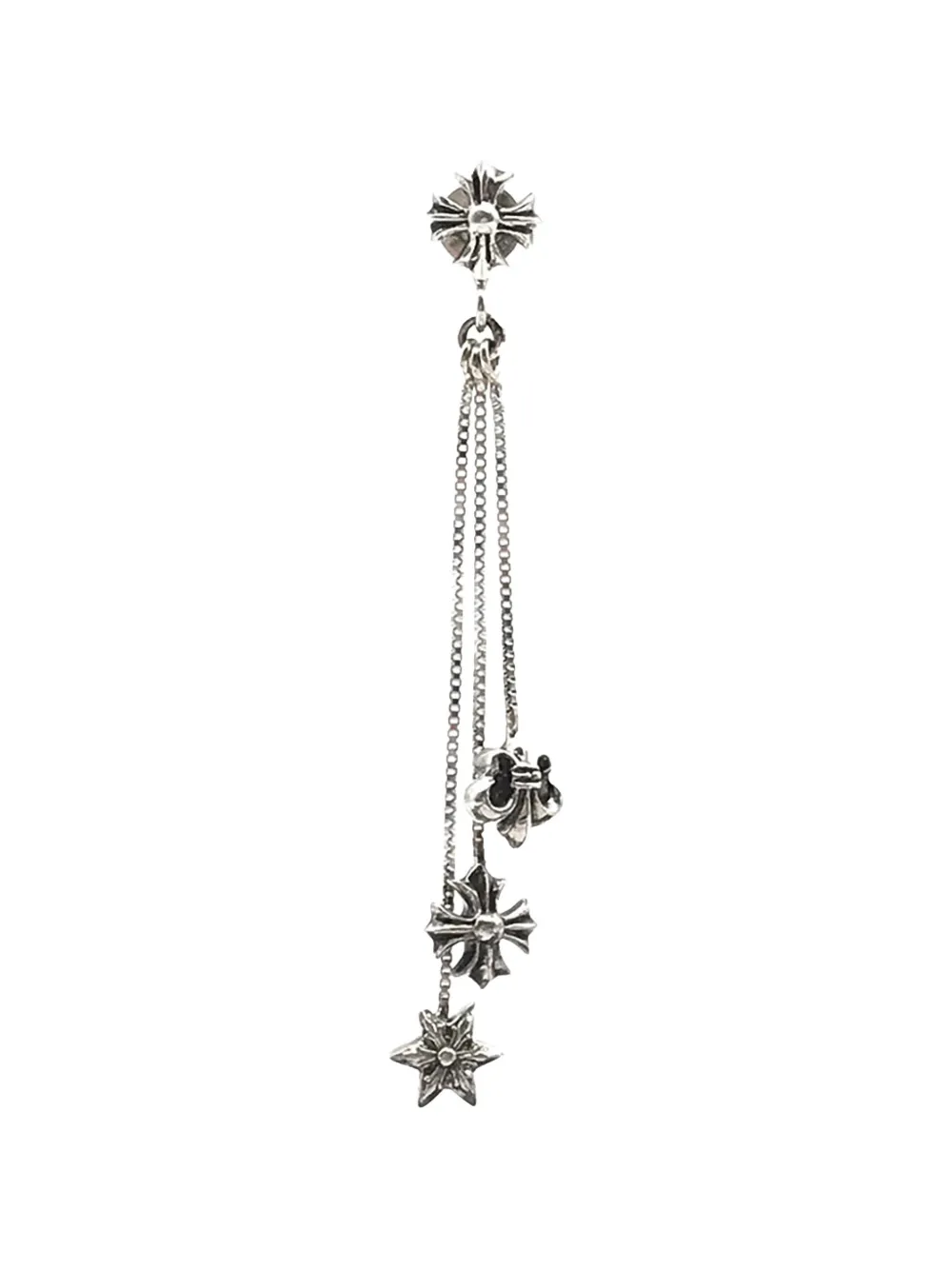 Chrome Hearts JOJO drop earring - Argento