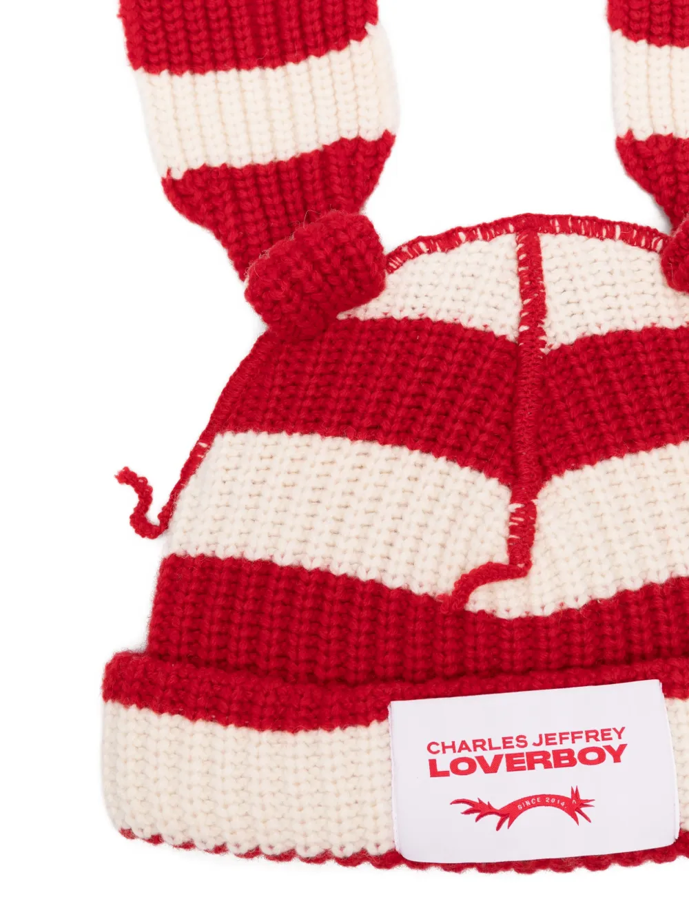 Charles Jeffrey Loverboy Grofgebreide muts Rood