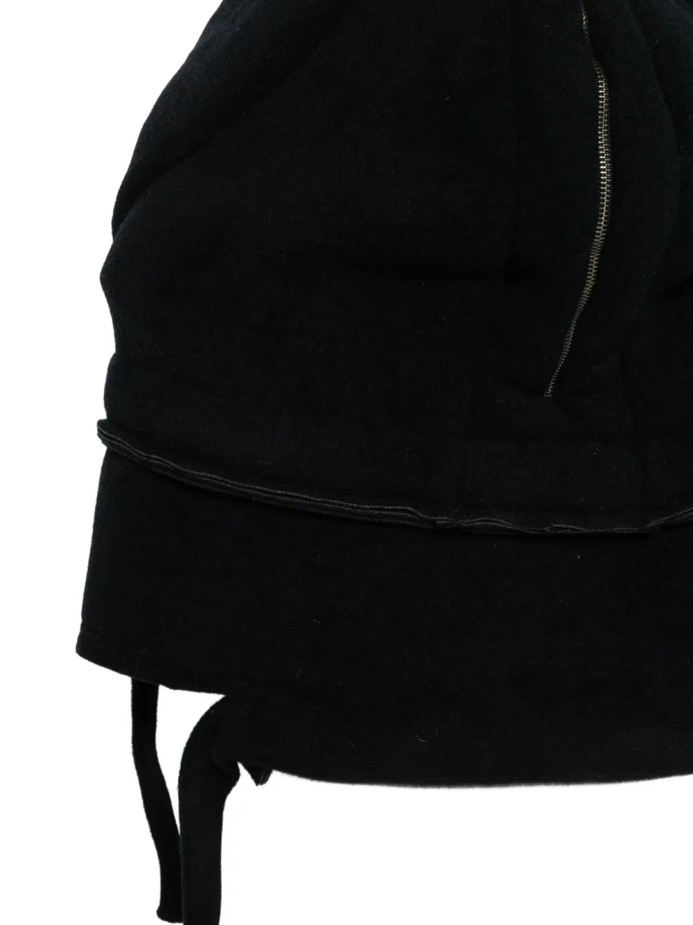 Ottolinger Super cropped hoodie met capuchon Zwart
