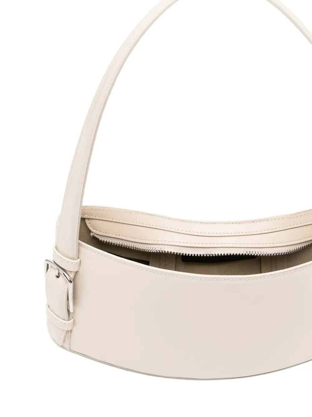 Coperni Ergonomic schoudertas met gespdetail Beige