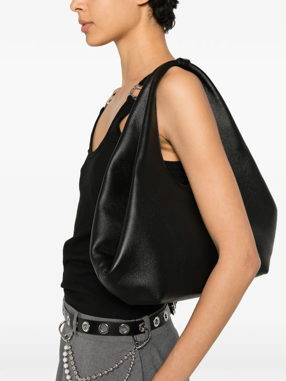 Coperni Leren shopper Zwart