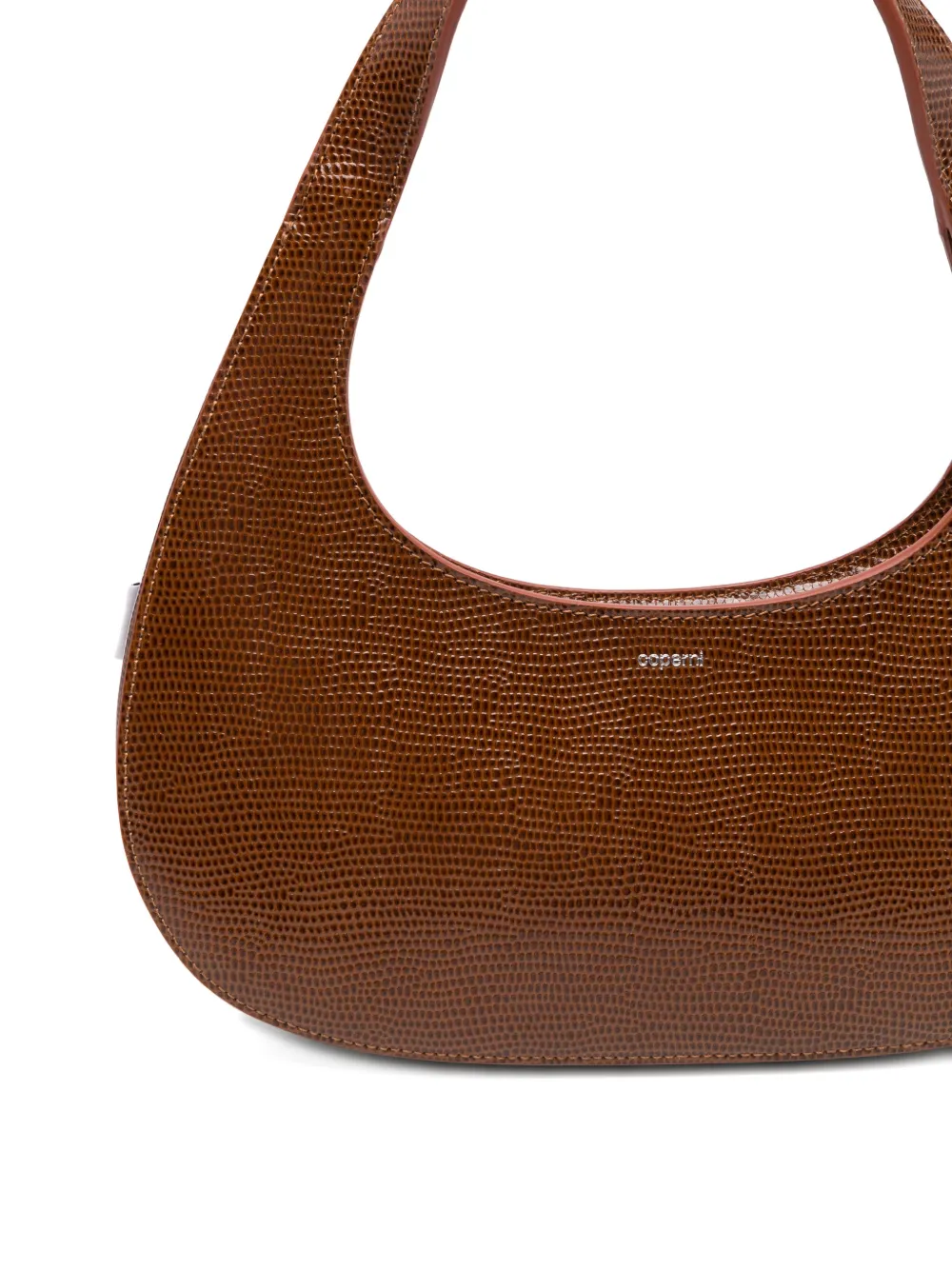 Coperni Slim Swipe schoudertas met hagedissenprint Bruin