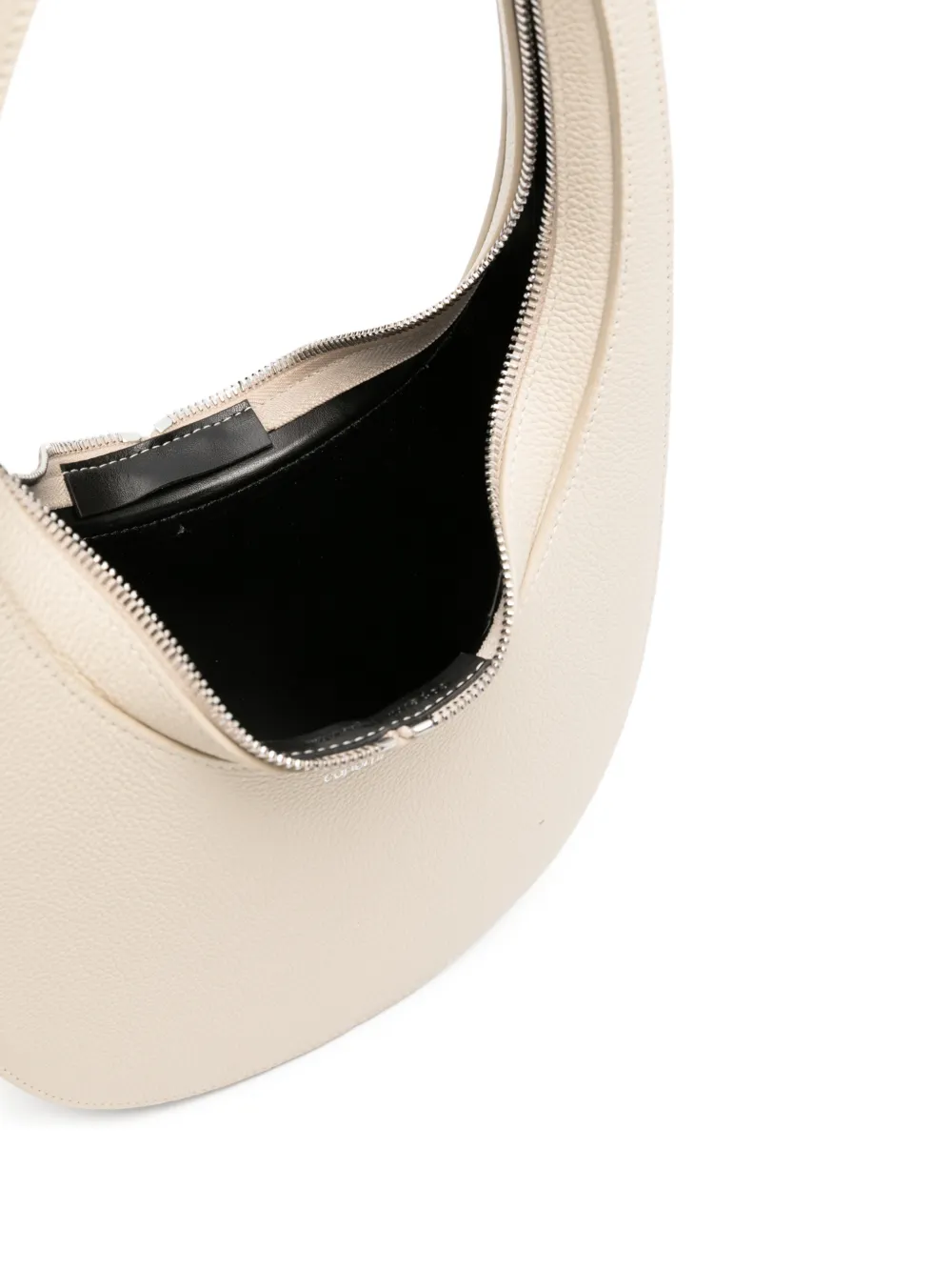 Coperni Swipe bewerkte leren schoudertas Beige