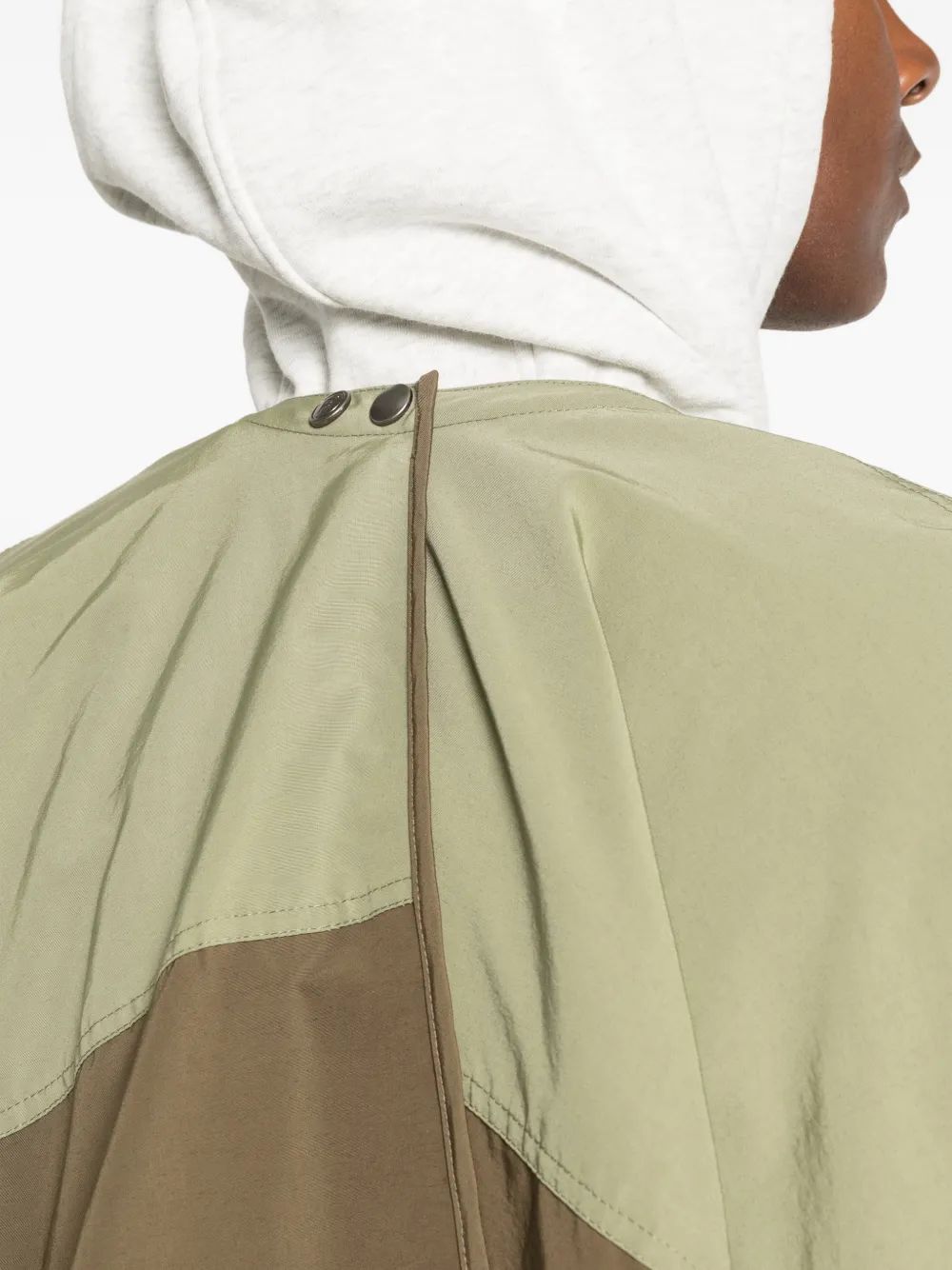 Martine Rose Jas met colourblock vlakken Bruin