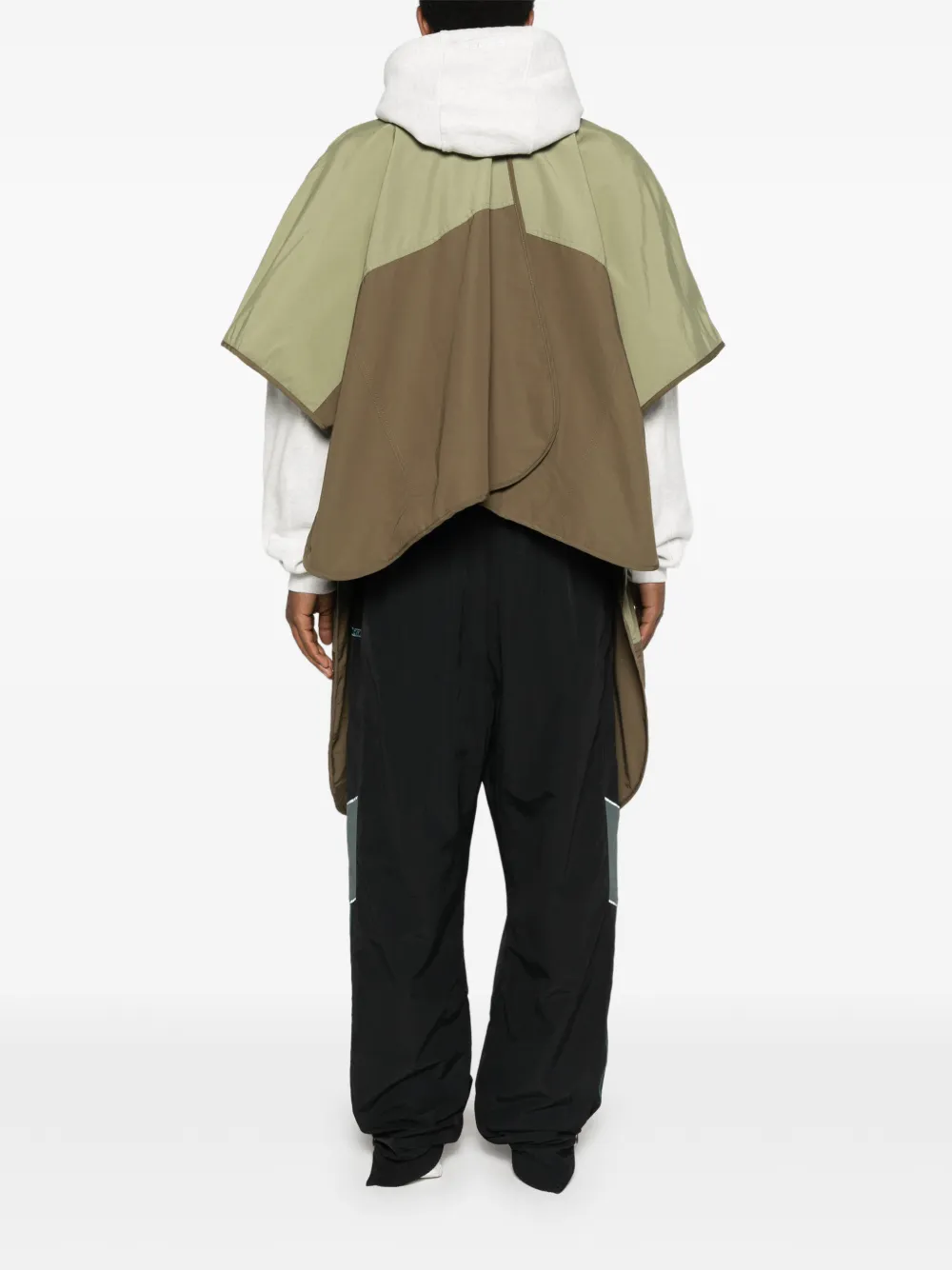 Martine Rose Jas met colourblock vlakken Bruin