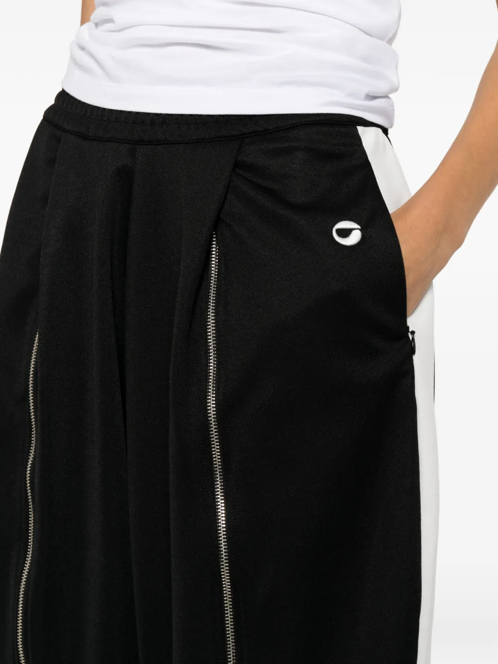 Coperni Sarouel trainingsbroek met ritsdetail Zwart