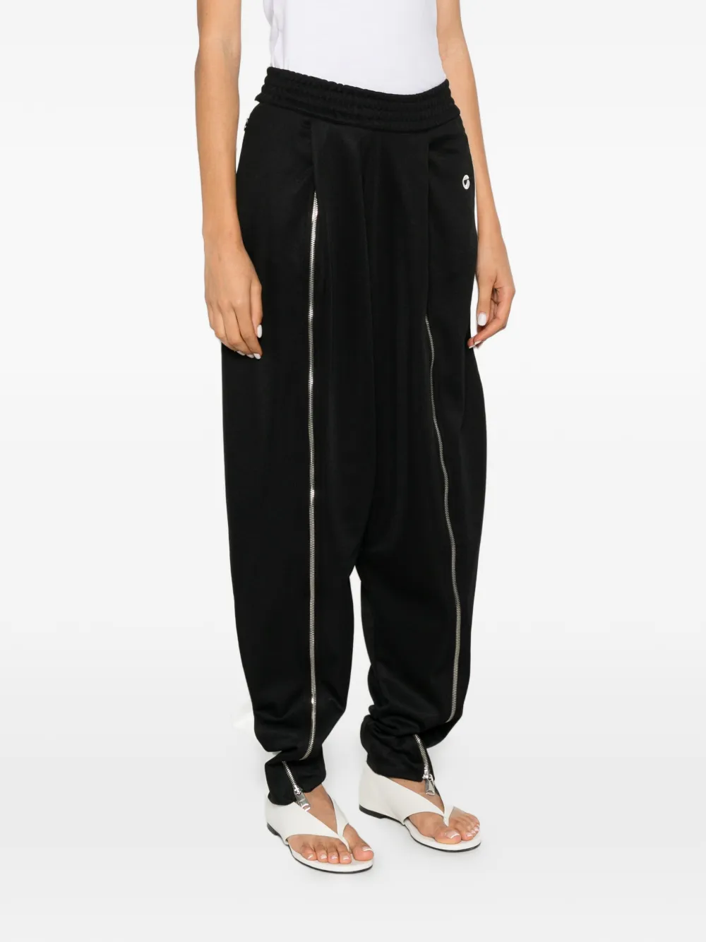 Coperni Sarouel trainingsbroek met ritsdetail Zwart