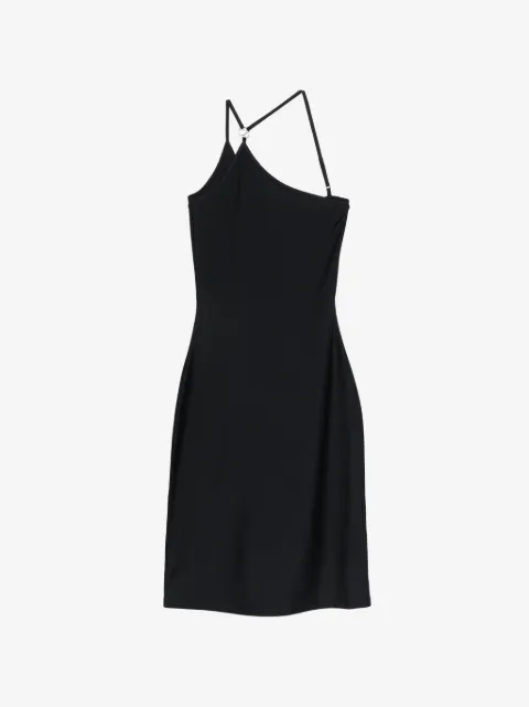 Coperni C-logo one-shoulder midi dress
