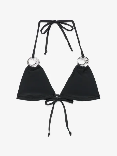 Coperni Top bikini con applicazione logo