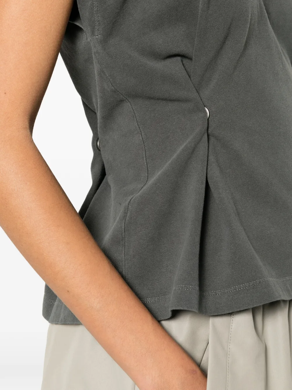 Coperni Zero Waste verstelbaar T-shirt Grijs