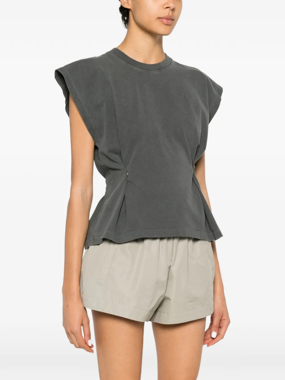 Coperni Zero Waste verstelbaar T-shirt Grijs