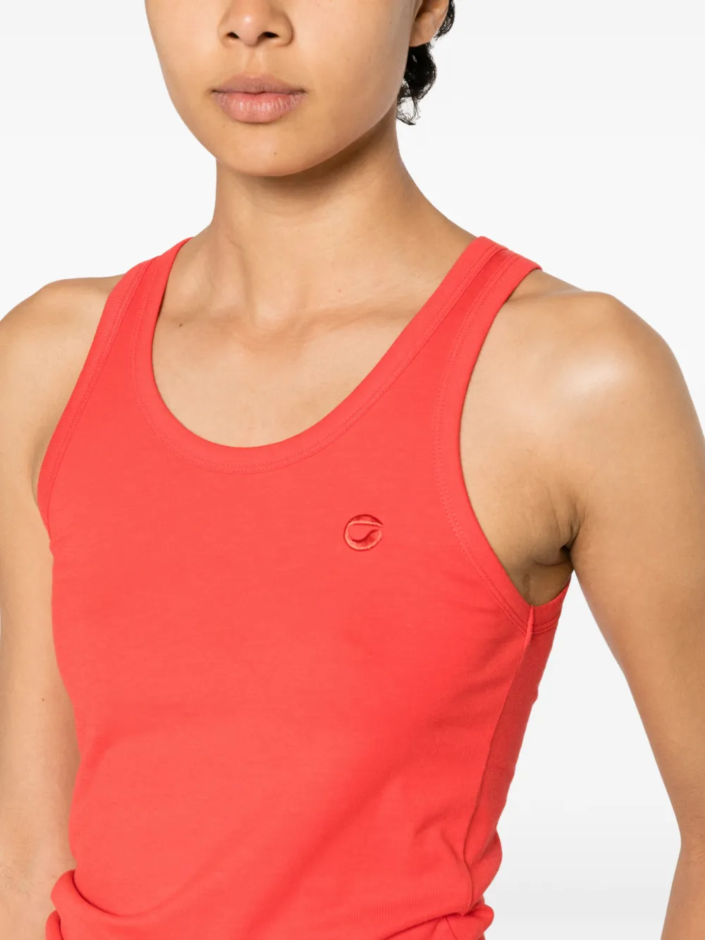 Coperni Tanktop met geborduurd logo Rood