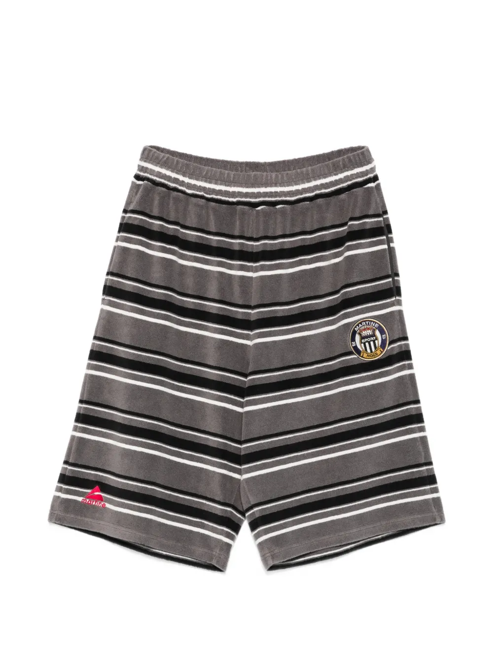 Martine Rose striped shorts - Grigio