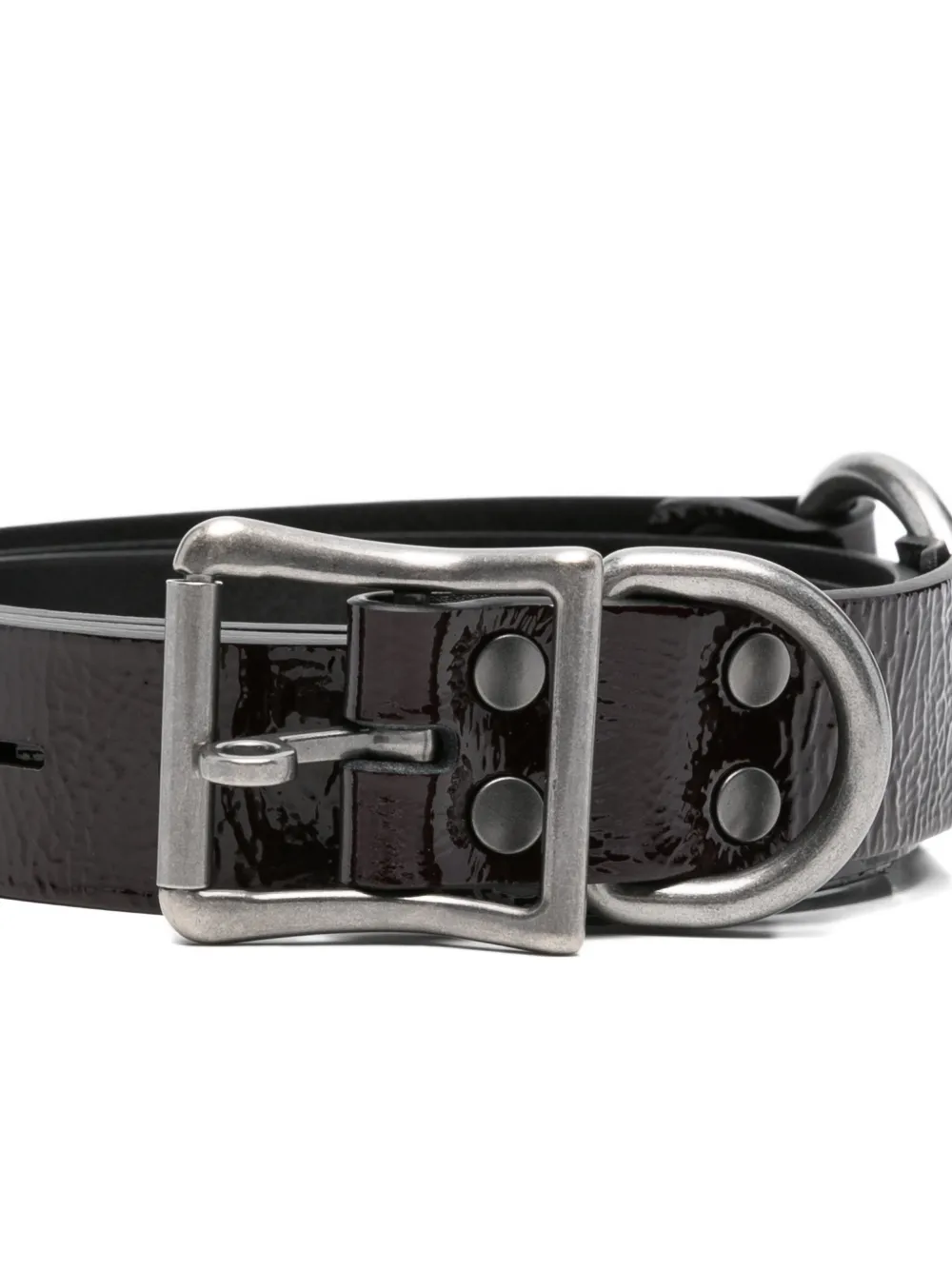 Martine Rose Leren riem Rood