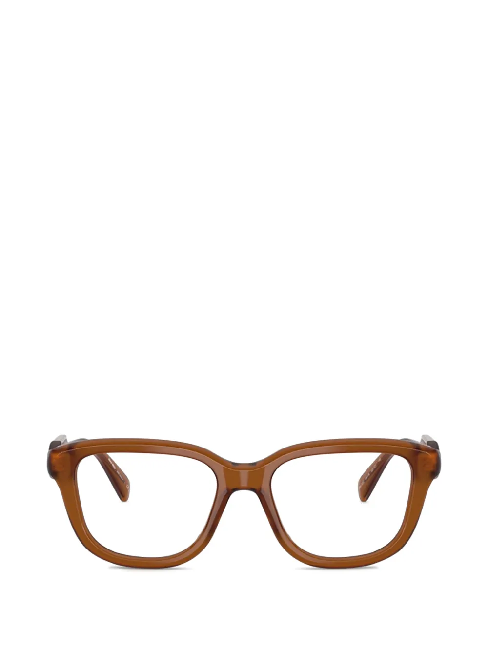 Miu Miu Eyewear square-frame glasses - Marrone