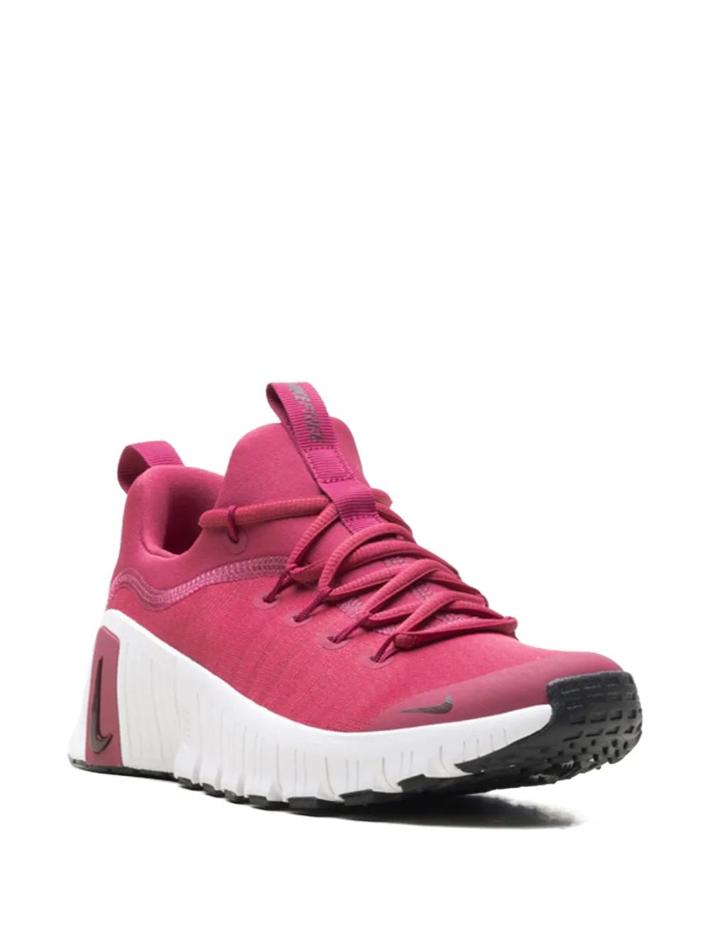 Nike Free Metcon 6 pull tab lace-up sneakers Roze