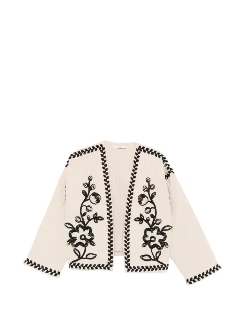 PHILIA LOFT floral-embroidered jacket