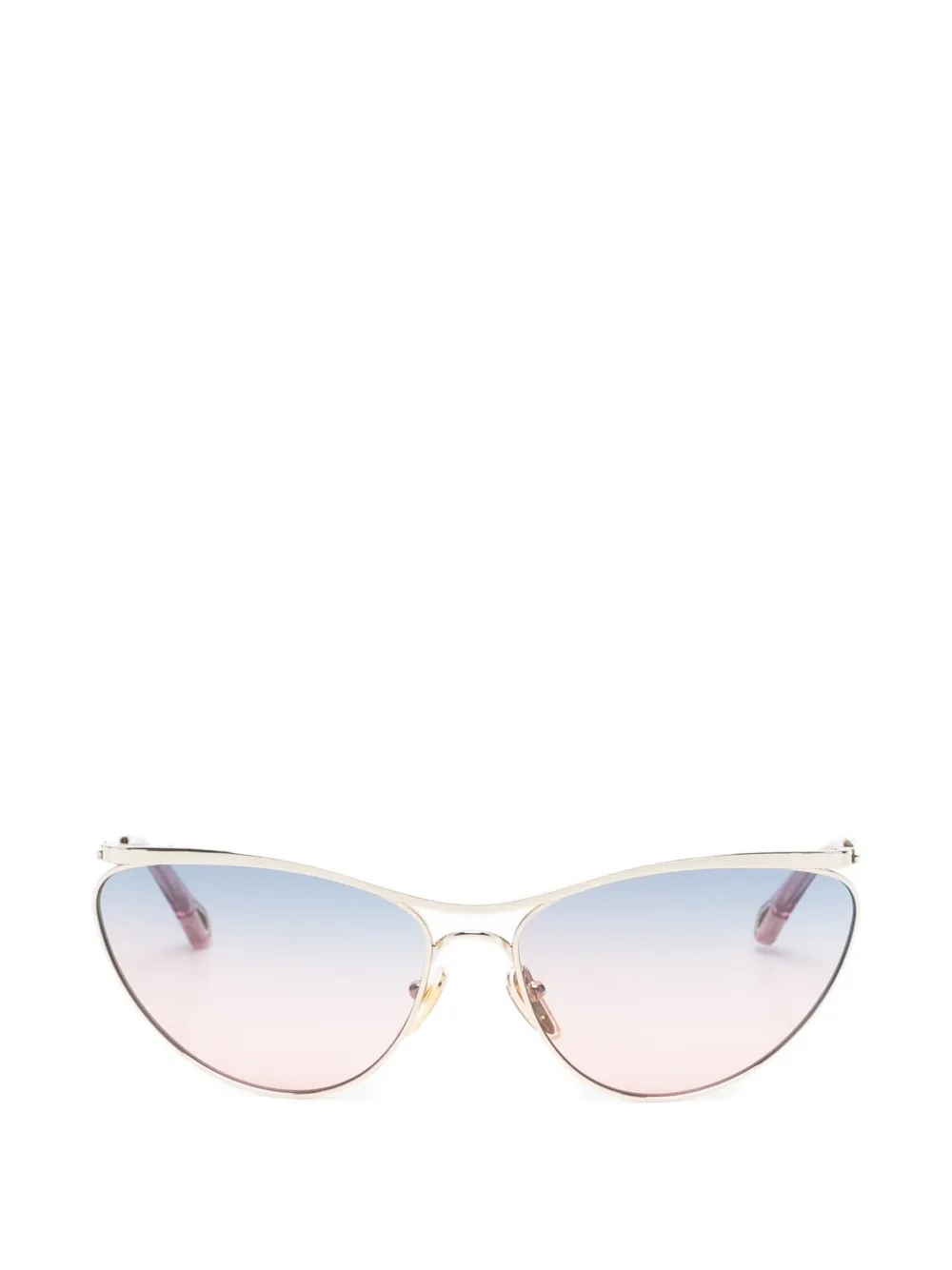 Chloé Eyewear cat-eye-frame sunglasses - Oro