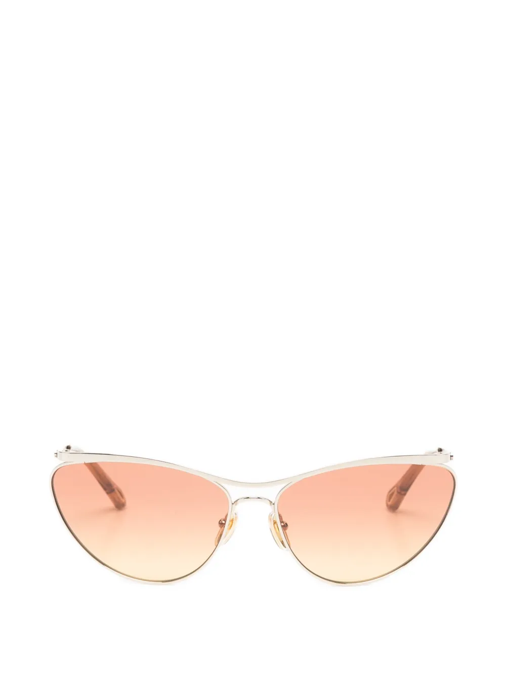 Chloé Eyewear cat-eye frame sunglasses - Oro