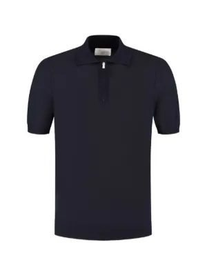 Jil Sander Zip Polo Shirt | Black | FARFETCH