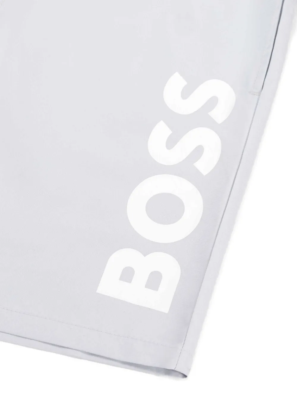 BOSS Kidswear Zwembroek met logo Grijs