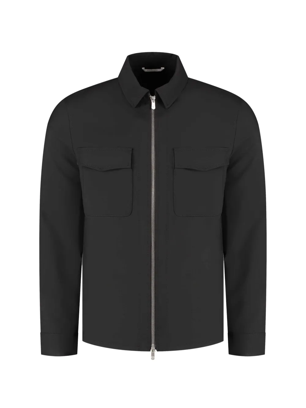 Marco Pescarolo flap-pocket zip overshirt - Nero