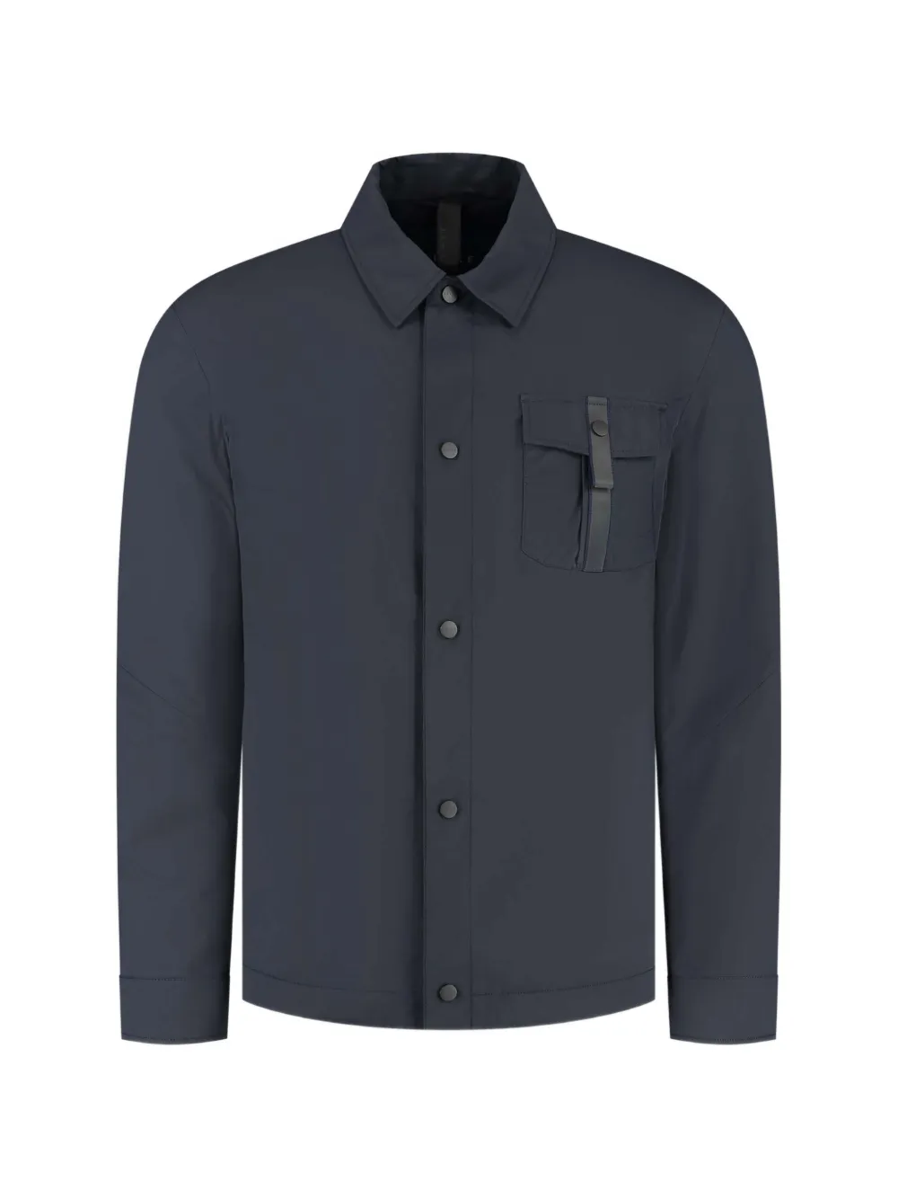 Sease Jib Set Pocket Overshirt In Blue