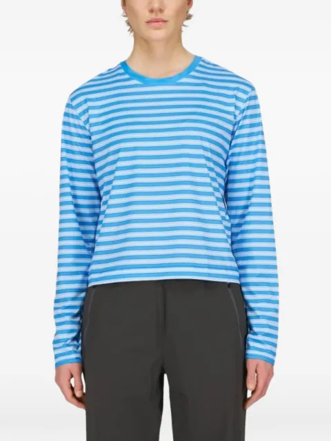 UNNA striped-pattern long-sleeve T-shirt