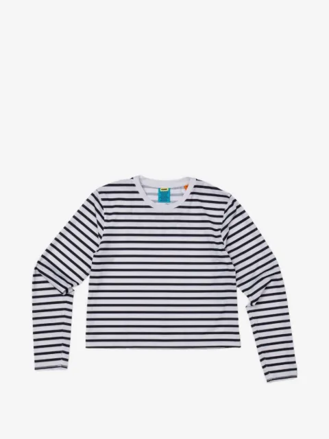 UNNA striped-pattern long-sleeve T-shirt