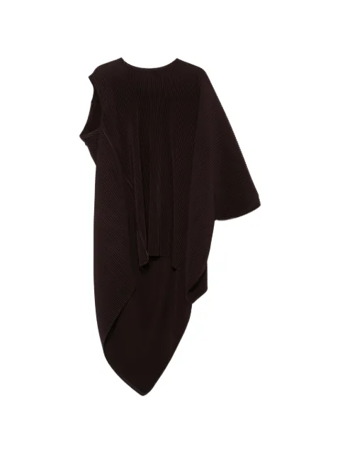 Homme Plissé Issey Miyake pleated asymmetric top