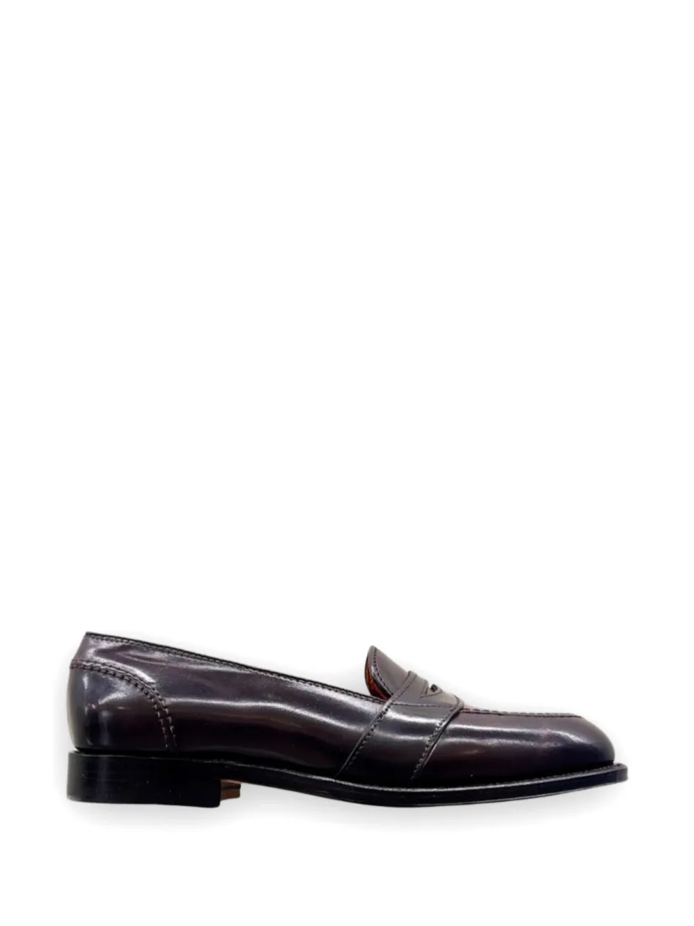 Alden leather loafers - Marrone