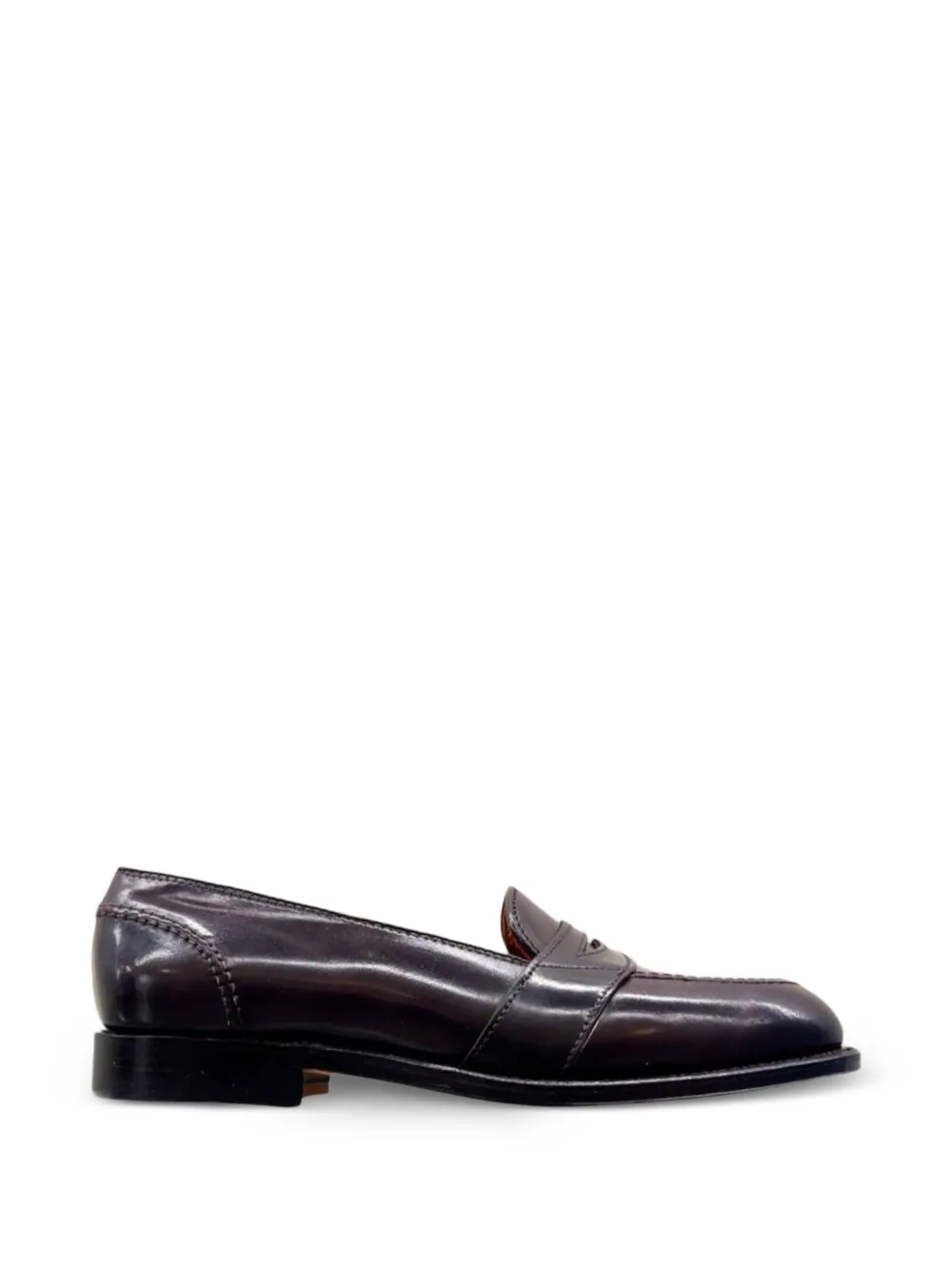 Alden leather loafers - Marrone