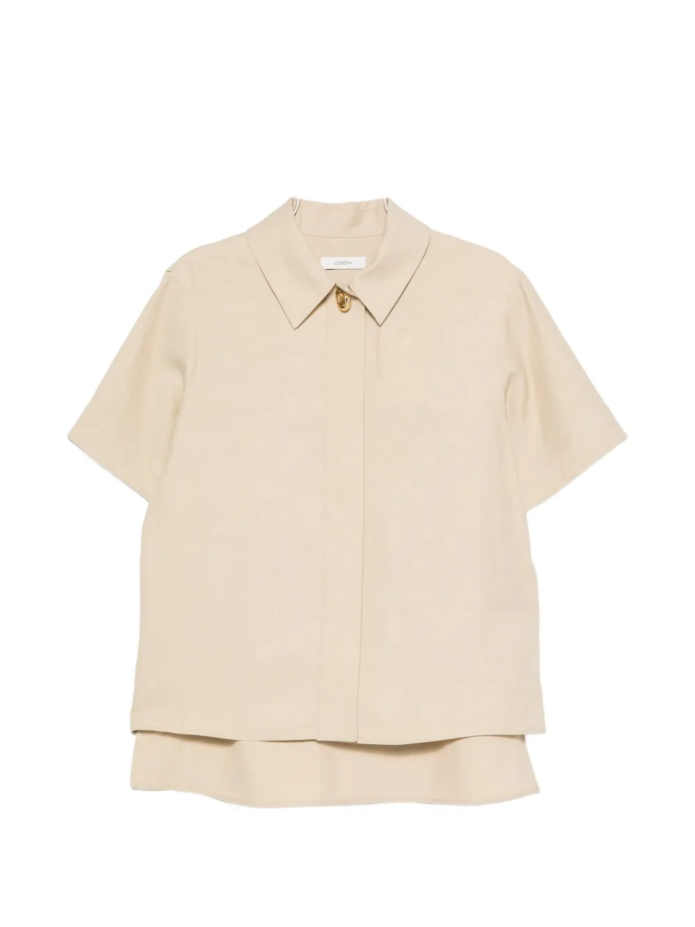JOSEPH Volu short-sleeve shirt - Nude