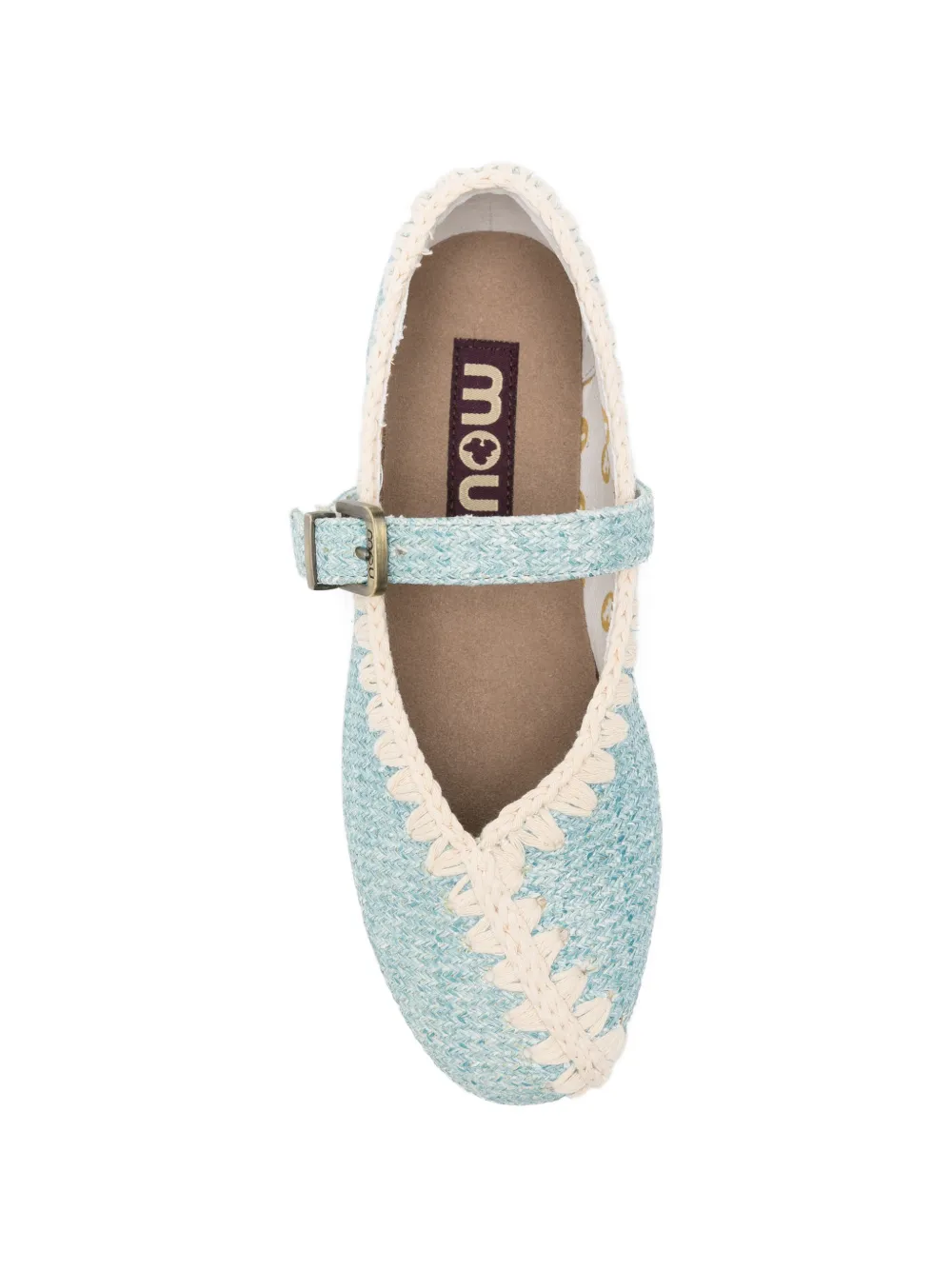 Mou round-toe ballet flats Blauw