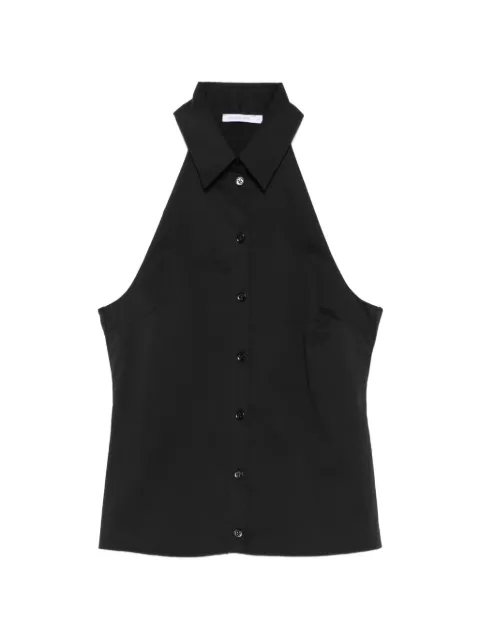 Patrizia Pepe button halterneck top