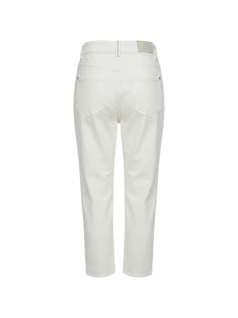 Brunello Cucinelli Katoenen denim jeans Beige