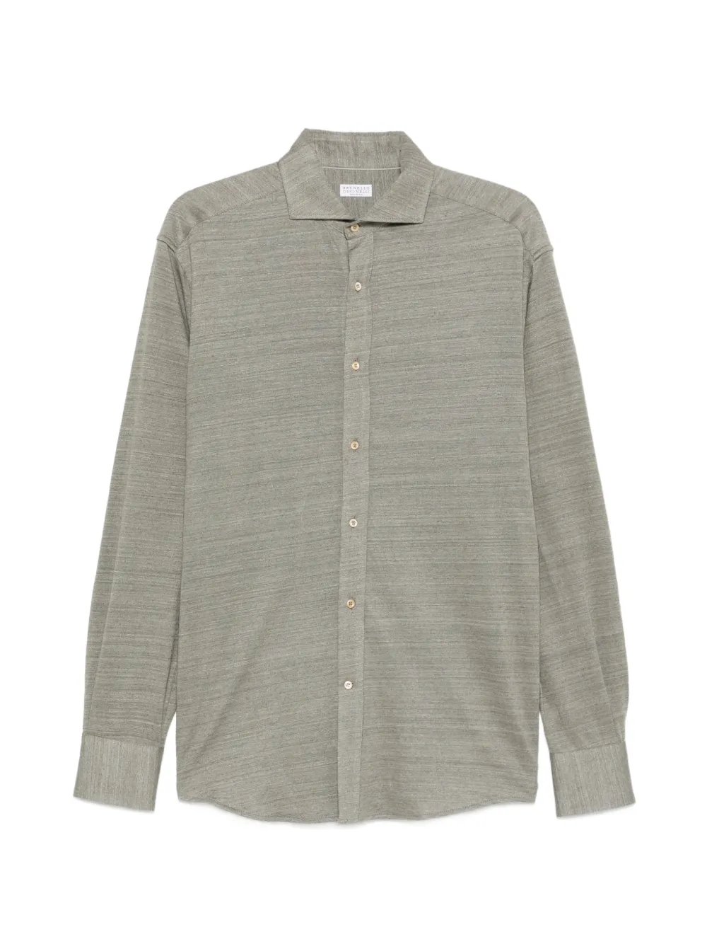 Brunello Cucinelli 버튼 셔츠 | 그레이 | Image 1