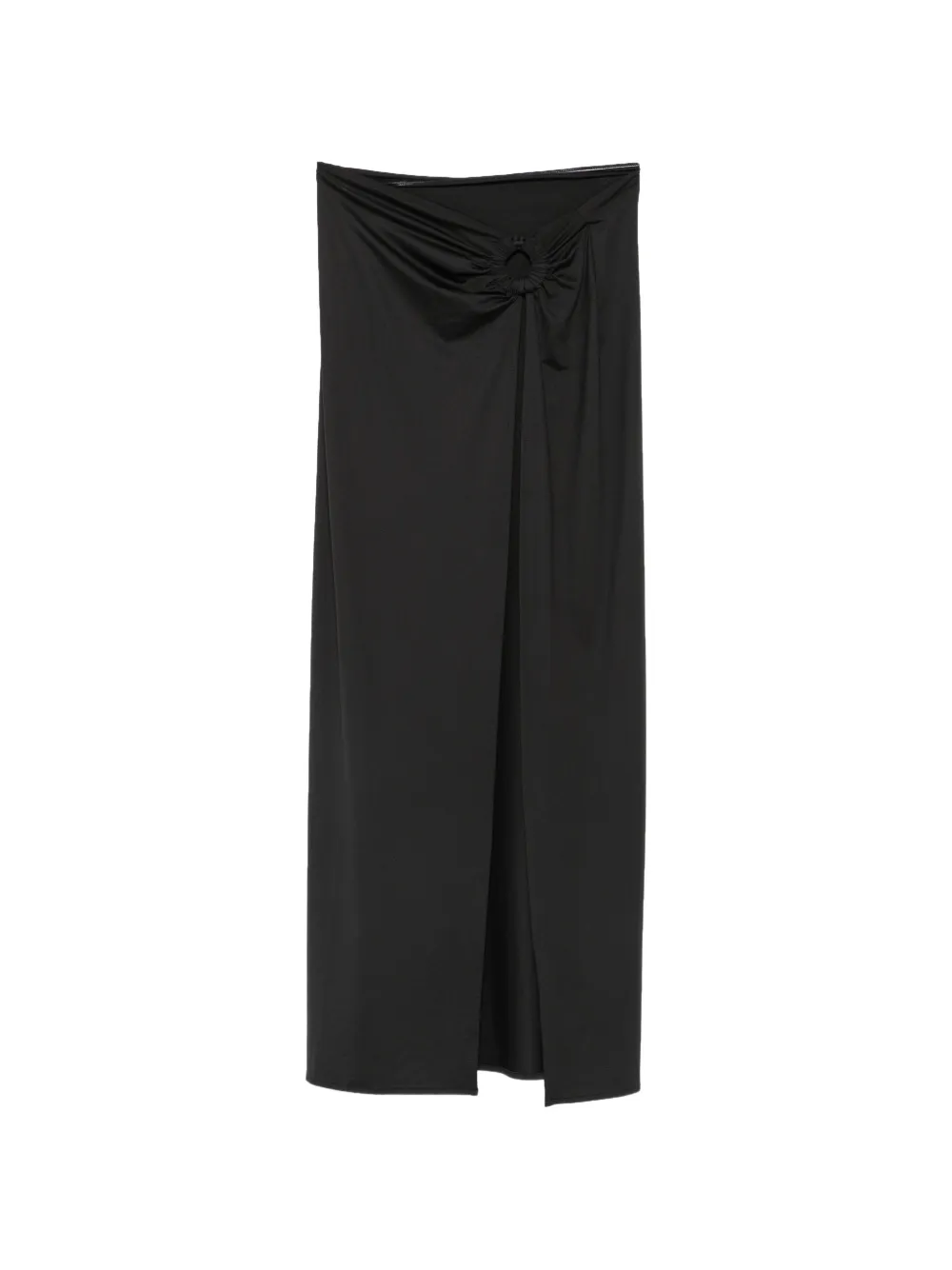 Fisico ring-detail slit pareo - Schwarz