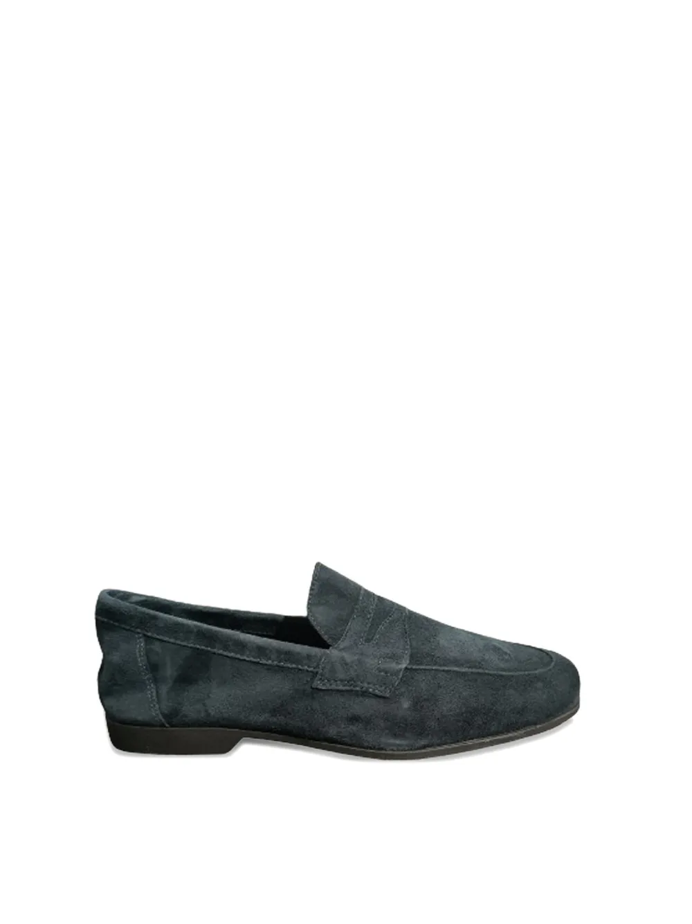 ANTICA CUOIERIA suede loafers Blauw