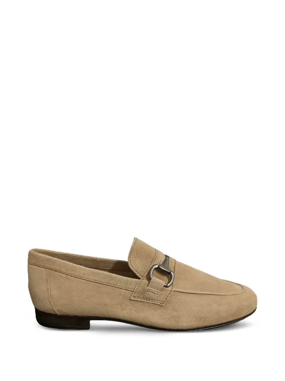ANTICA CUOIERIA suede loafers Beige