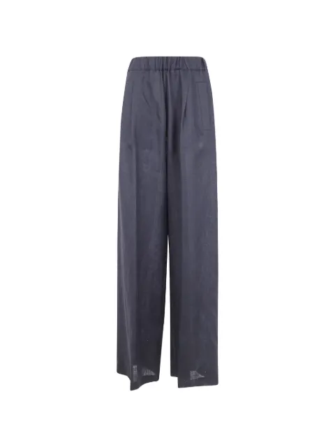 Semicouture Johnny elasticated-waistband palazzo pants