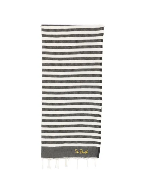 MC2 Saint Barth Foutas N striped beach towel