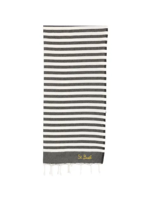 MC2 Saint Barth Foutas N striped beach towel