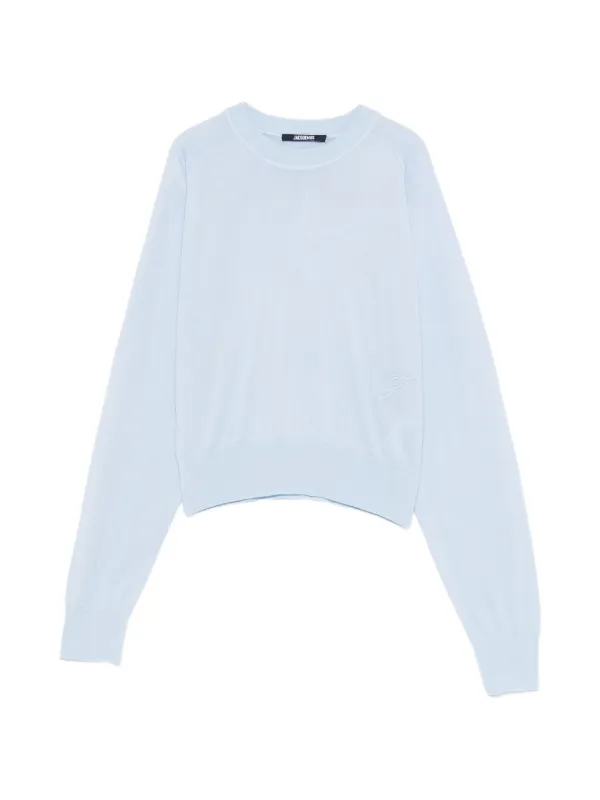 Jacquemus The J Monogram Sweater in Blue